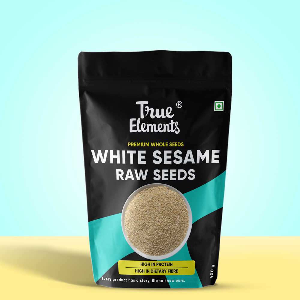 
                  
                    Raw White Sesame Seeds 400gm
                  
                
