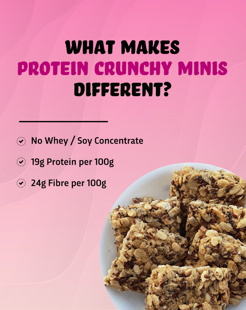 
                  
                    Protein Crunchy Minis - 125g
                  
                