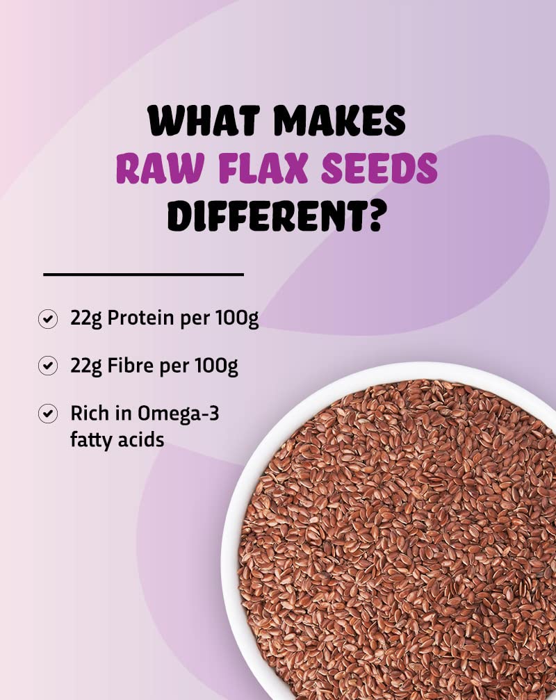 
                  
                    Raw Flax Seeds 500gm
                  
                