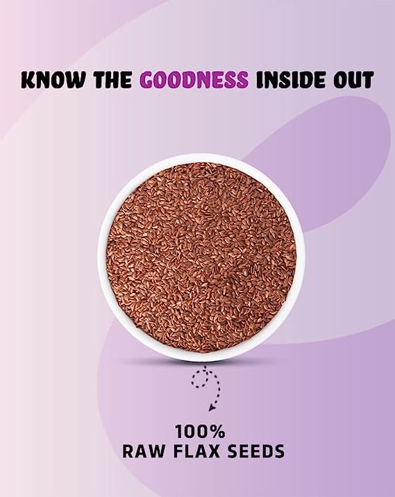 
                  
                    Raw Flax Seeds - Rich in Fibre
                  
                