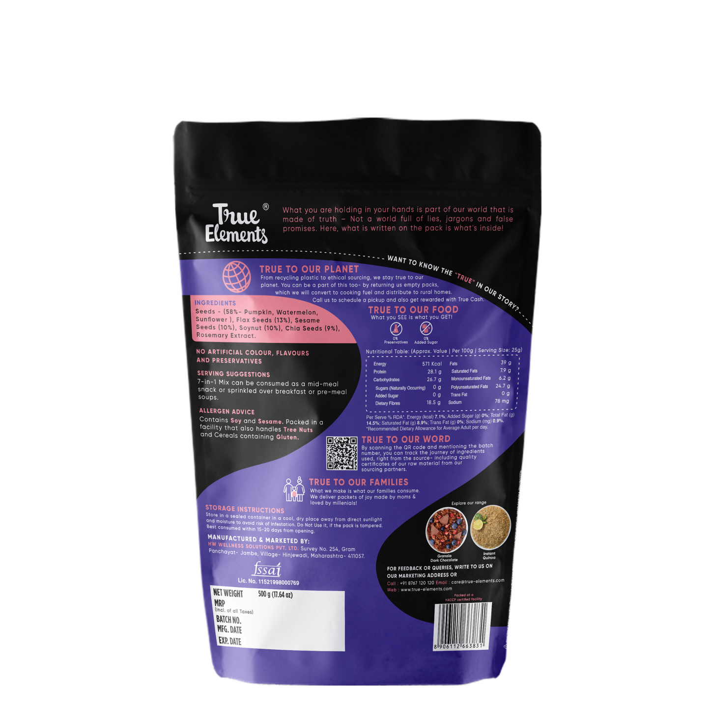 
                  
                    7 in 1 Super Seeds Mix 500g
                  
                
