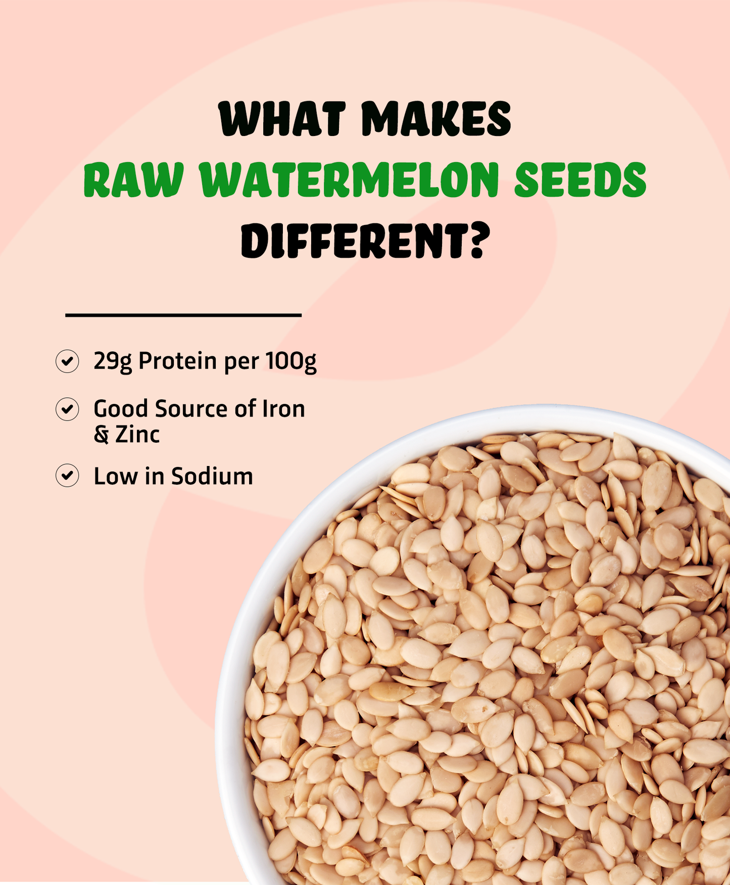 
                  
                    Raw Watermelon Seeds - High in Protein - 150g
                  
                
