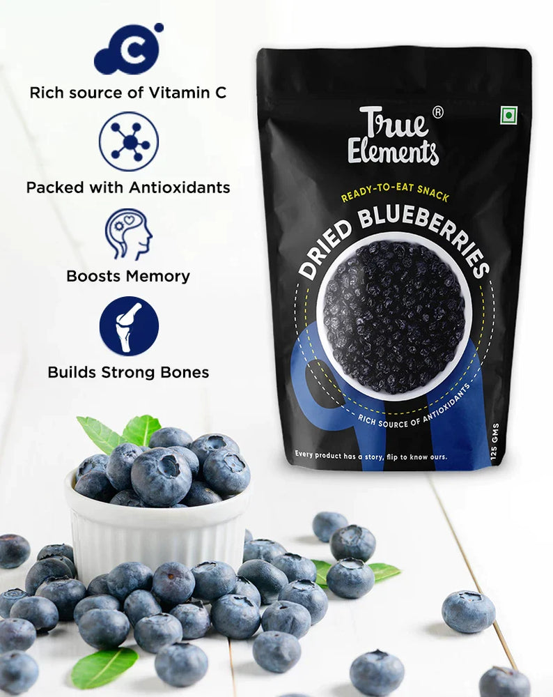 
                  
                    Dried Blueberries - Boosts Brain Health 125g
                  
                