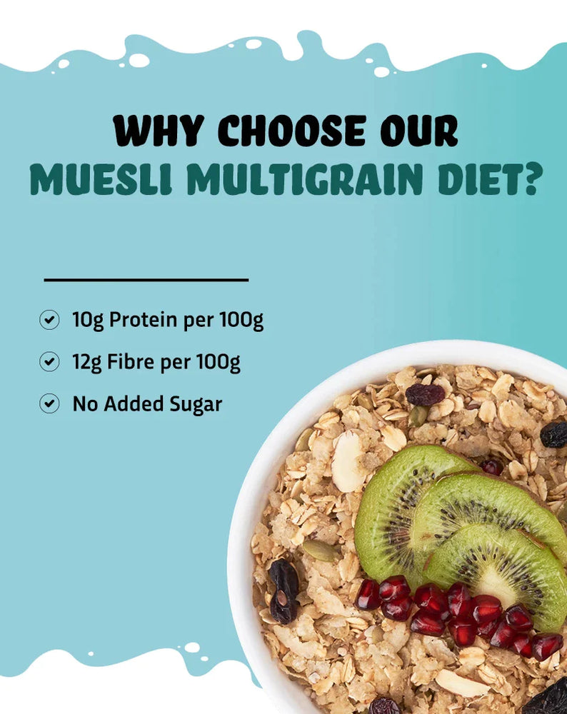 
                  
                    Muesli Multigrain Diet 400gm
                  
                