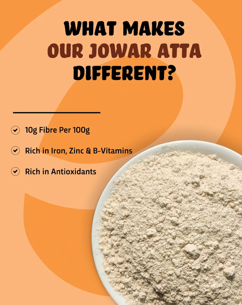 
                  
                    Jowar Flour - Atta/ Sorghum Flour, Millet Flour
                  
                