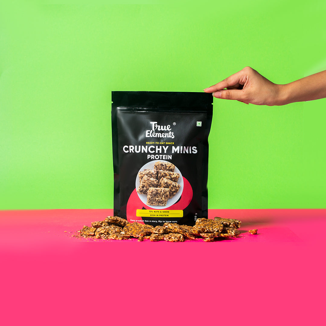 
                  
                    Crunchy Minis Combo (Protein Crunchy Minis 125gm & Chocolate Minis 100gm)
                  
                