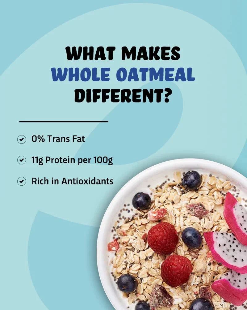 
                  
                    Whole Oatmeal 1kg - with Chia & Real Fruits
                  
                