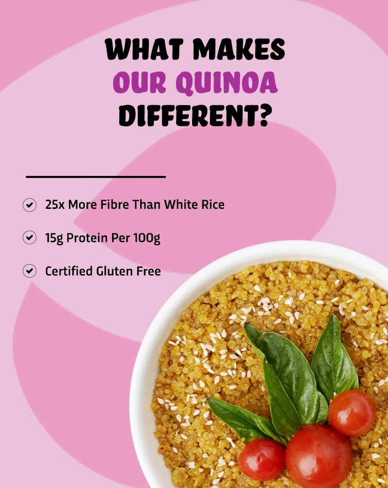 
                  
                    Gluten Free Quinoa - Boost Metabolism
                  
                