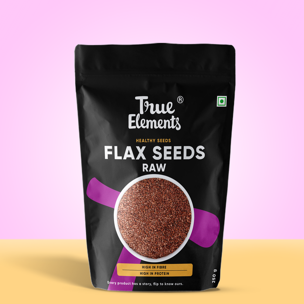 Raw Flax Seeds - Rich in Fibre